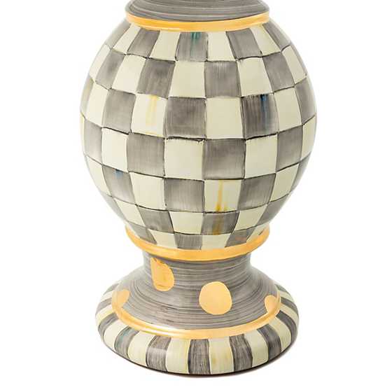 Sterling Check Medium Globe Lamp image three