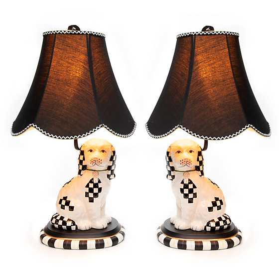 Staffordshire Dog Lamps - Set of 2 image three