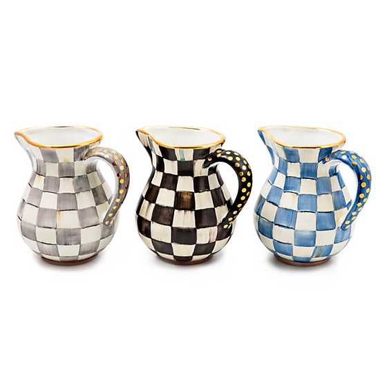 Sterling Check Portly Pitcher image four