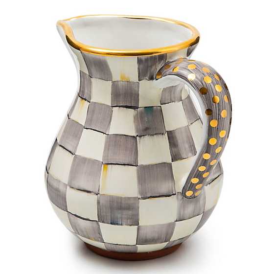 Sterling Check Portly Pitcher image three