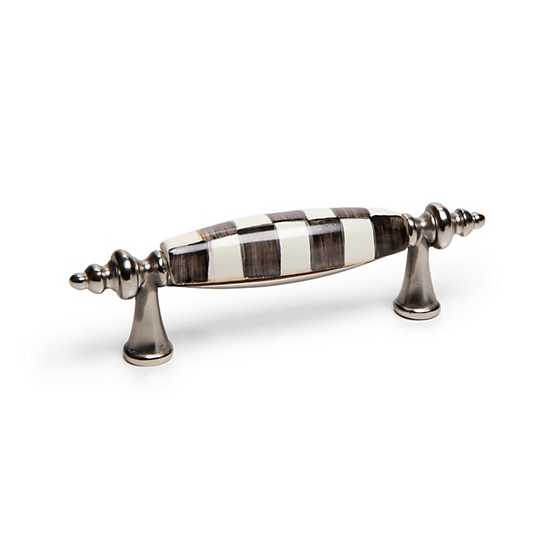 Courtly Check Nickel Drawer Pull