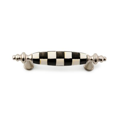 Courtly Check Nickel Drawer Pull mackenzie-childs Panama 0