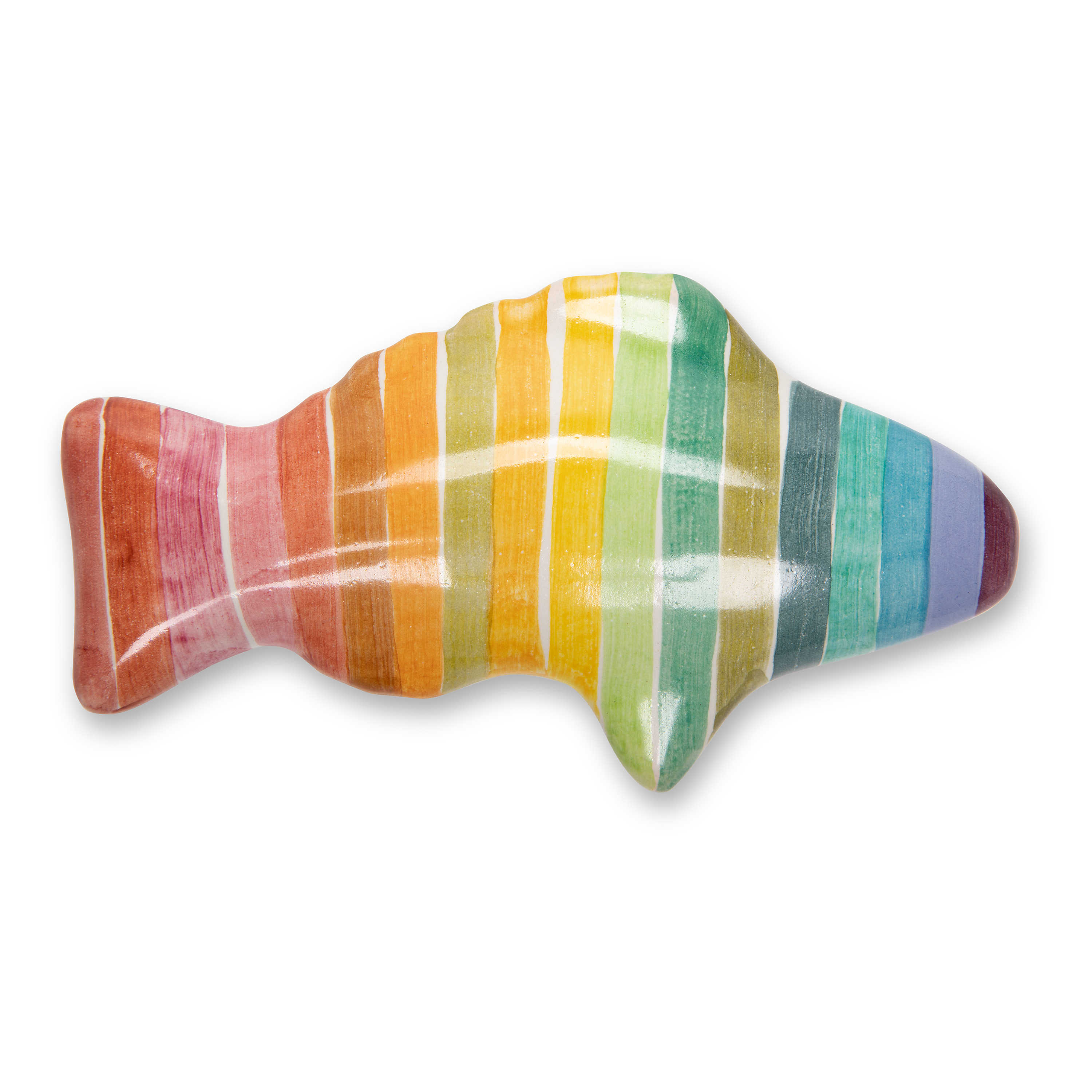 Fish Knob Right - Rainbow mackenzie-childs Panama 0