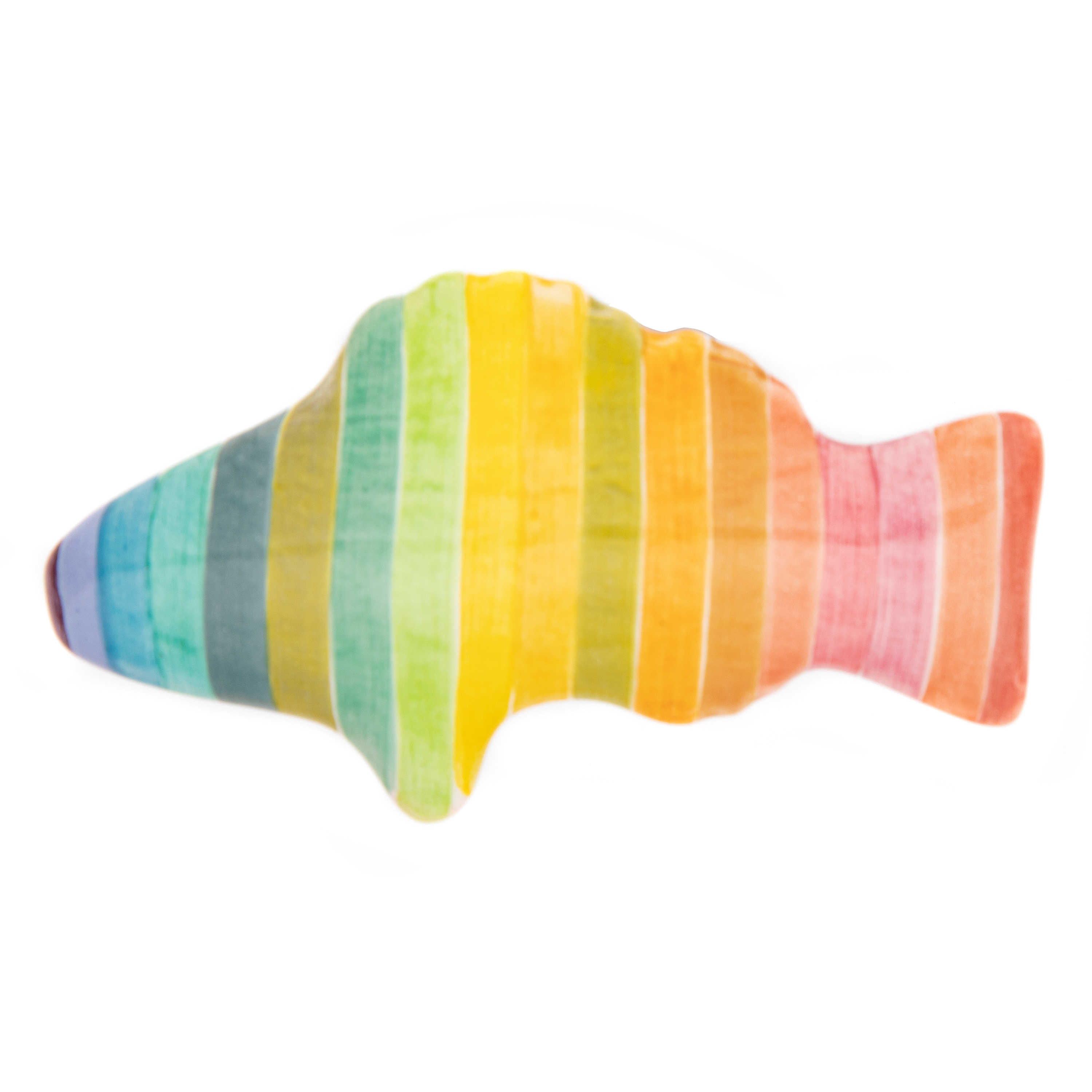 Fish Knob Left - Rainbow mackenzie-childs Panama 0