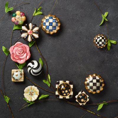 Petit Four Round Knob - Courtly Check image ten