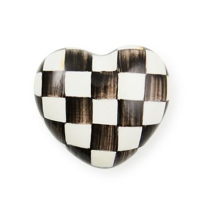 Courtly Check Heart Knob mackenzie-childs Panama 0