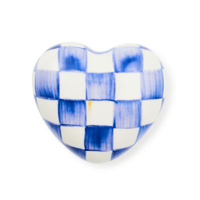 Royal Check Heart Knob mackenzie-childs Panama 0