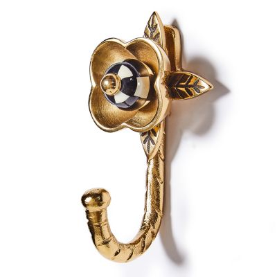 Petal Gold Wall Hook mackenzie-childs Panama 0