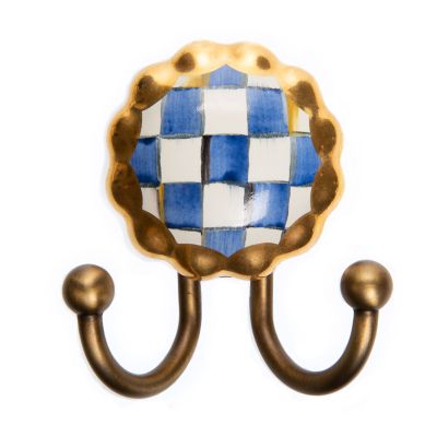 Royal Check Round Hook mackenzie-childs Panama 0