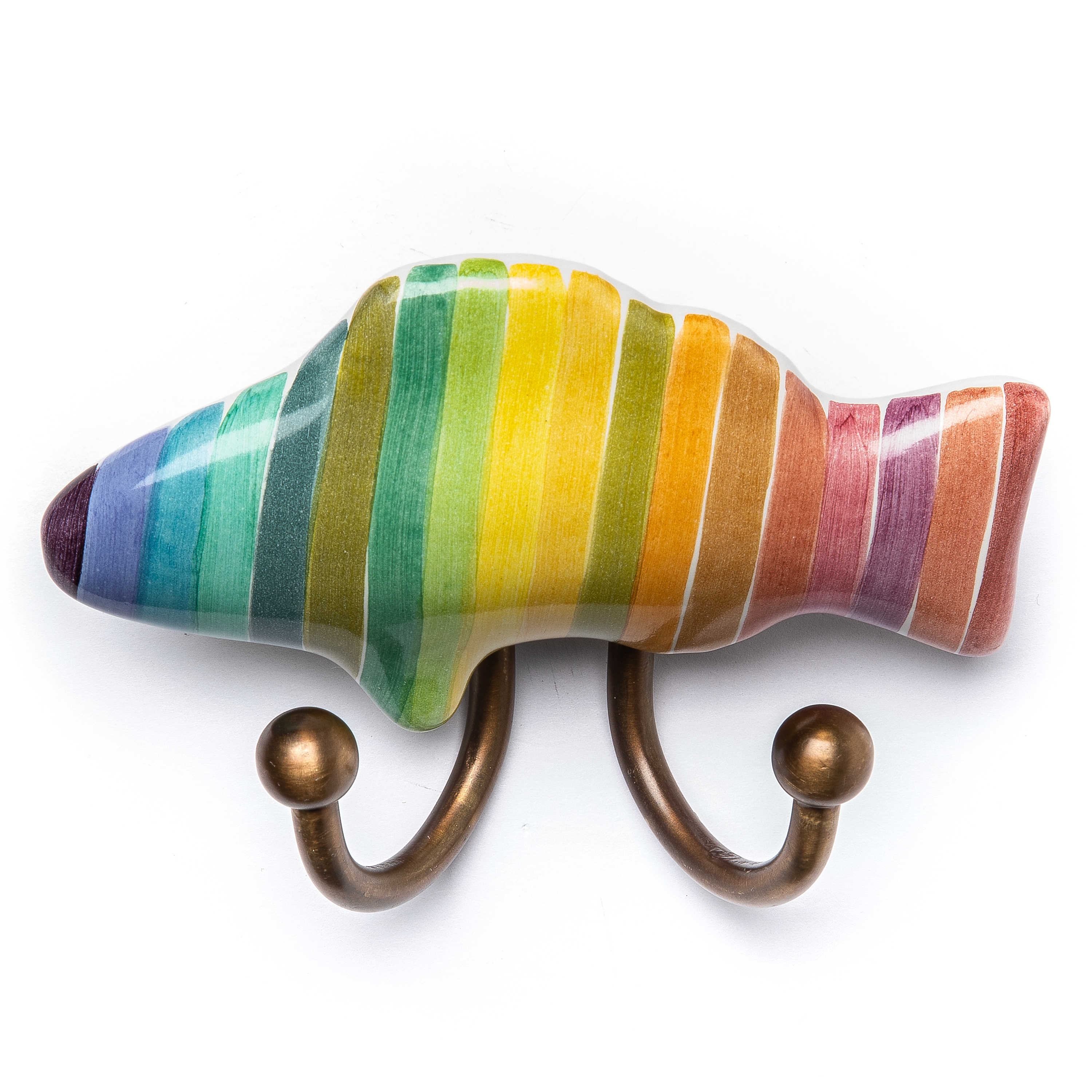 Fish Hook Left - Rainbow mackenzie-childs Panama 0