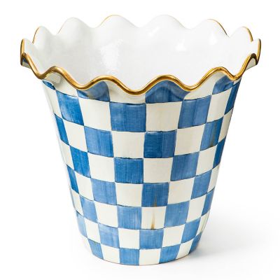 Royal Check Ceramic Jumbo Garden Pot