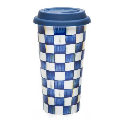 Checkered Travel Tumbler