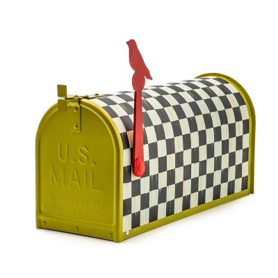 Courtly Check Mailbox mackenzie-childs Panama 0