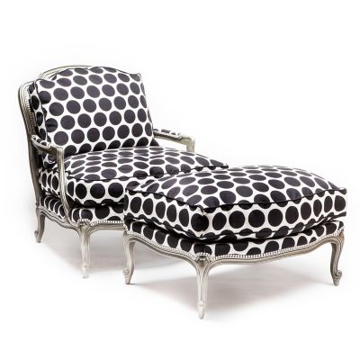 Spot On Ottoman - Black image six