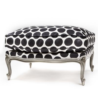 Spot On Ottoman - Black