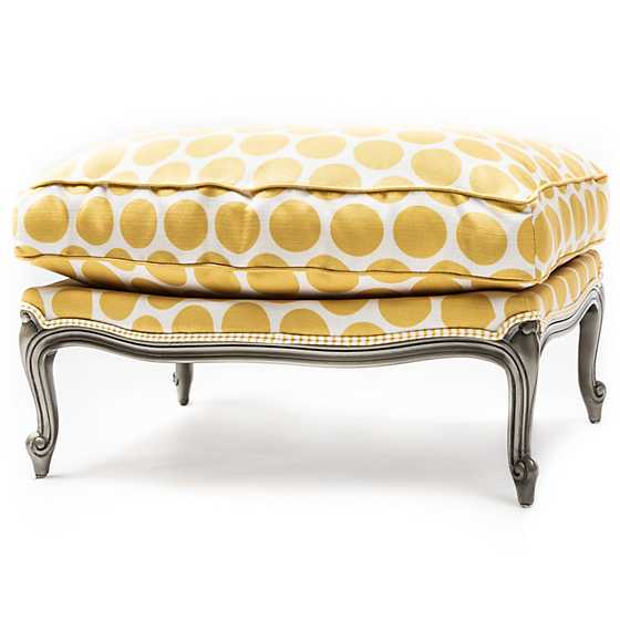 Spot On Ottoman - Buttercup image two
