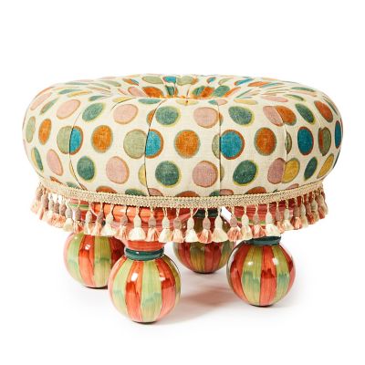 Croquet Dots Ottoman mackenzie-childs Panama 0