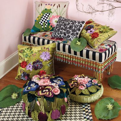 Moonlight Garden Footstool image one