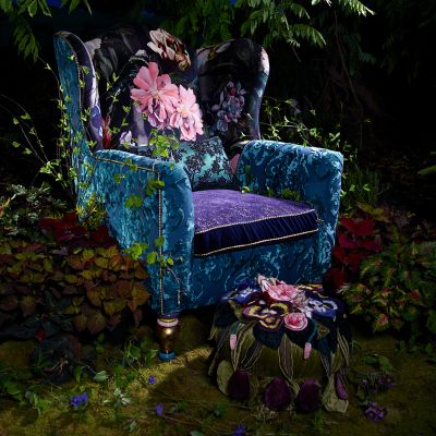 Moonlight Garden Footstool image four