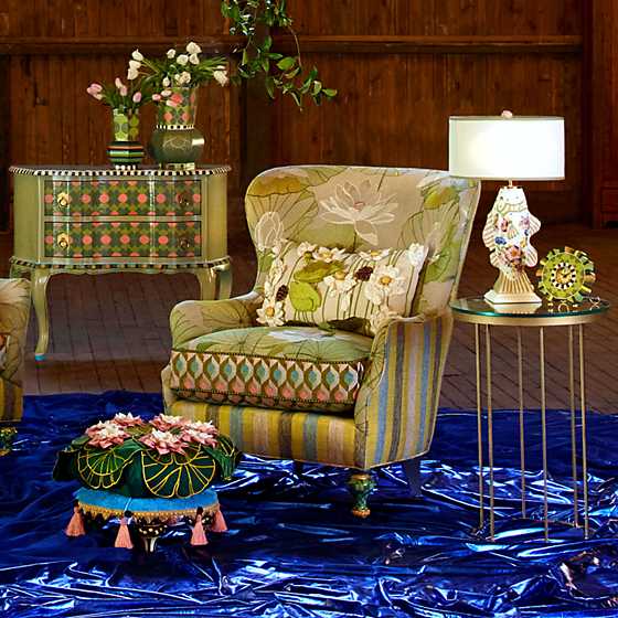 Lily Pond Footstool image two