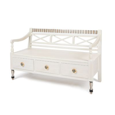 Carriage House Bench mackenzie-childs Panama 0