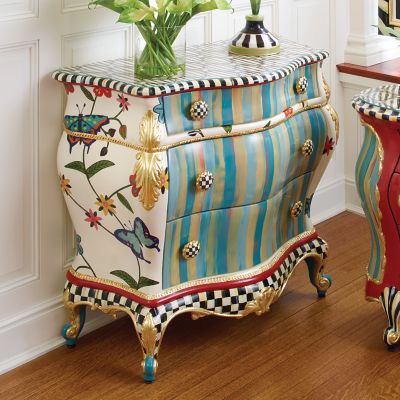 Mackenzie Childs Butterfly Large Chest