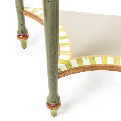 Fleur De Leaf Demilune Console Table image four