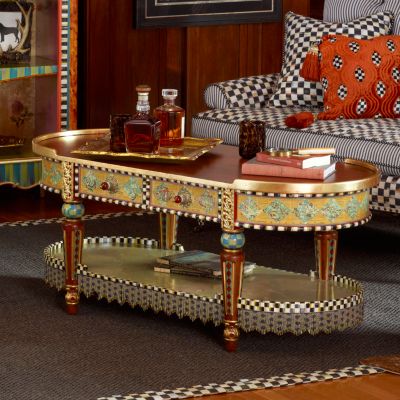 Mackenzie Childs Highland Coffee Table