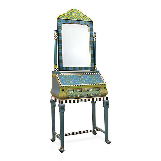 Madras Desk with Mirror image one