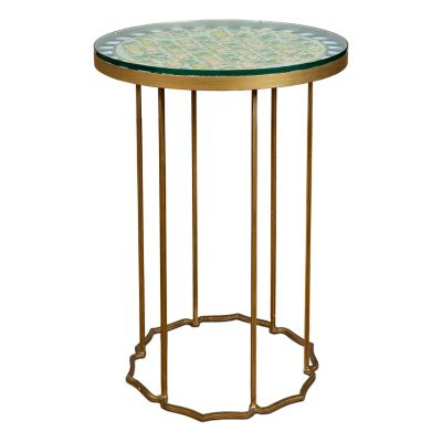 Lily Pond Side Table mackenzie-childs Panama 0