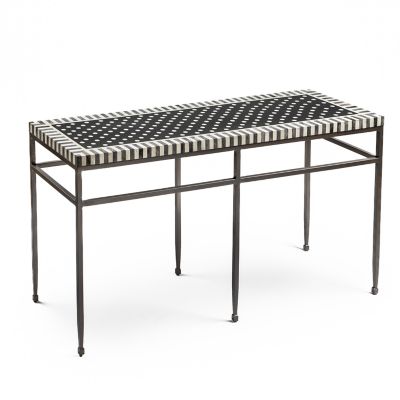 Spot On Console Table - Black mackenzie-childs Panama 0