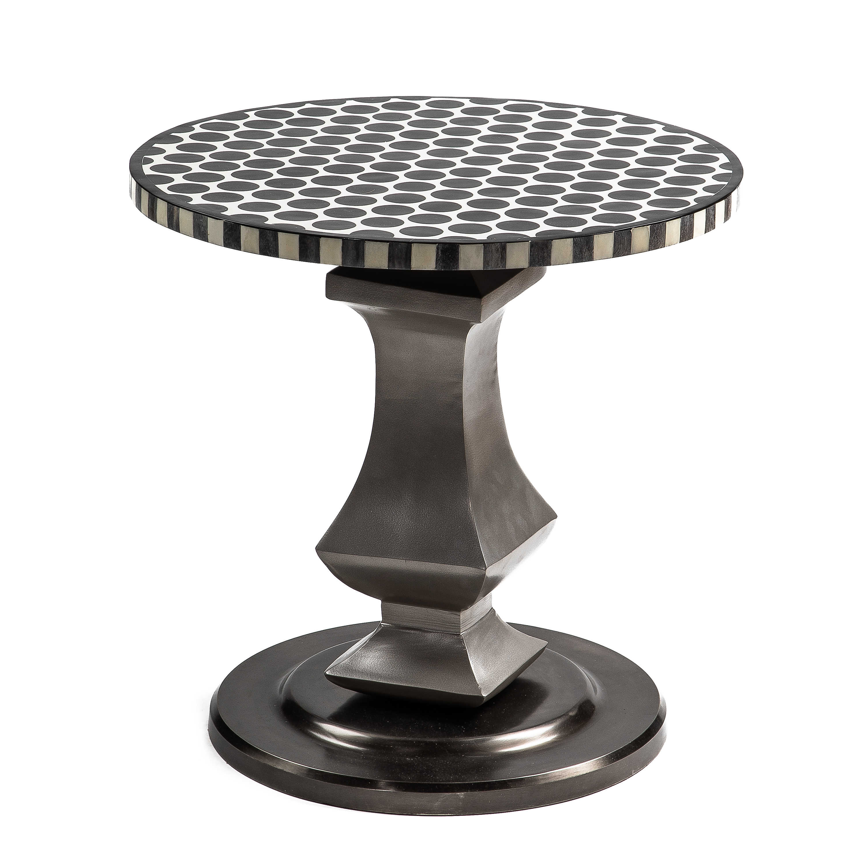 Spot On Accent Table - Black mackenzie-childs Panama 0