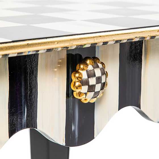 Courtly Stripe Side Table image seven