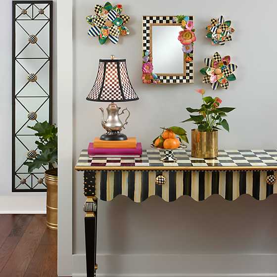 Courtly Stripe Console Table image eleven