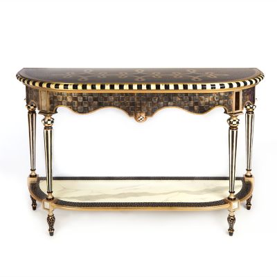 Golden Hour Cocktail Console Table
