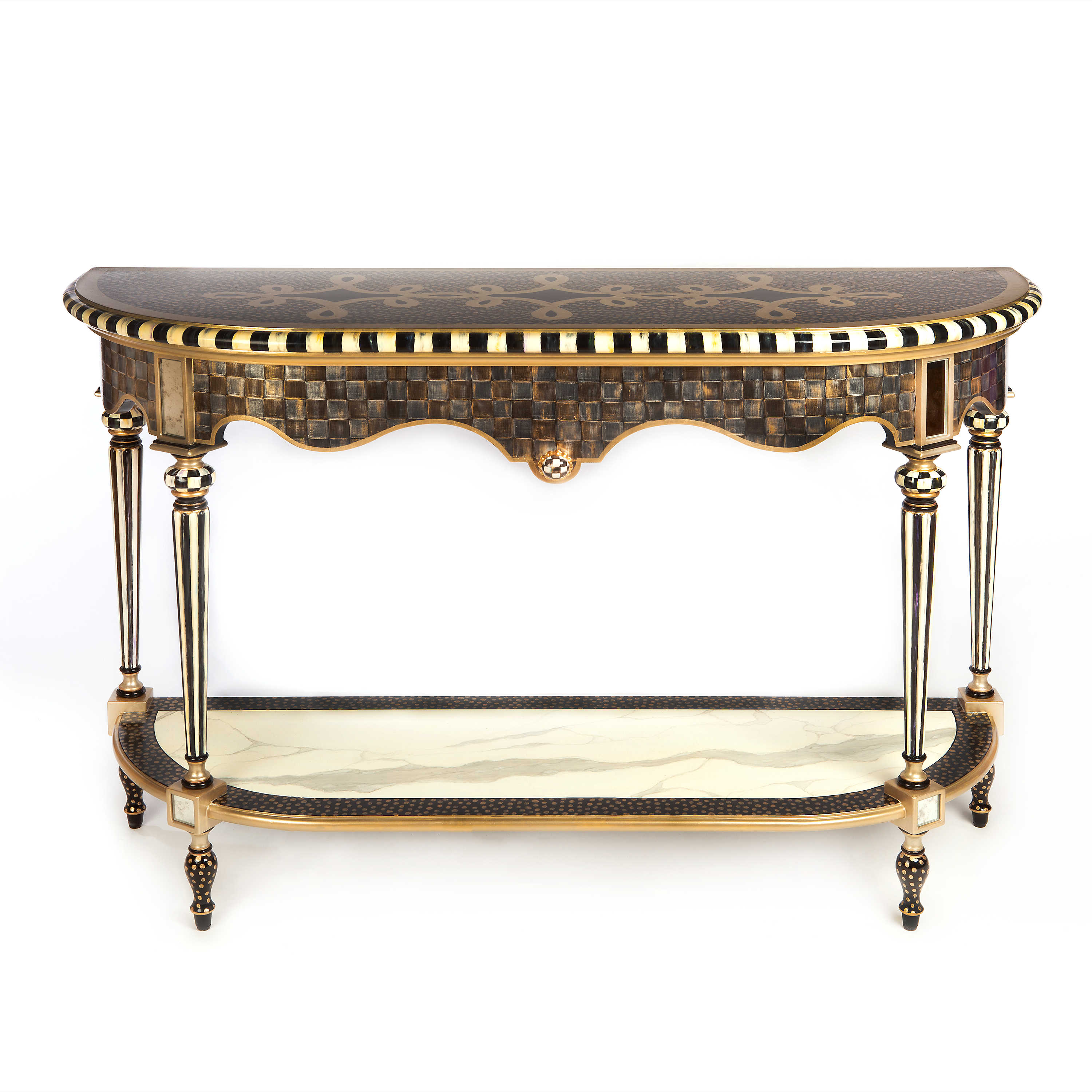 Golden Hour Cocktail Console Table mackenzie-childs Panama 0