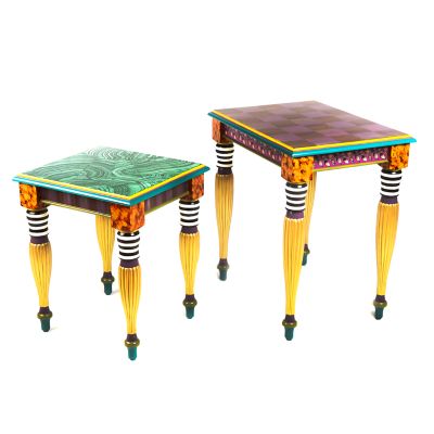 Paradise Nesting Tables - Set of 2 mackenzie-childs Panama 0