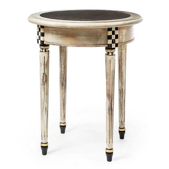 Tuscan Farm Round Accent Table image three