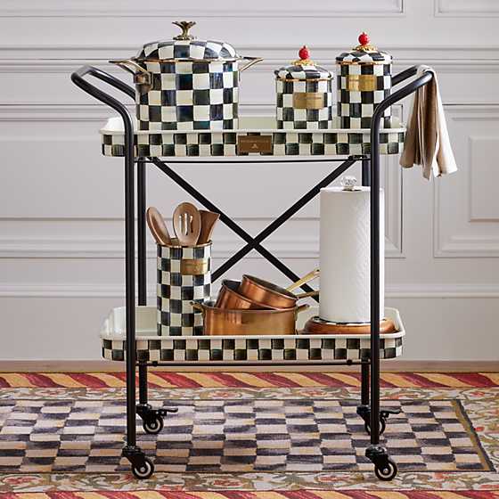 Courtly Check Kitchen Cart image two