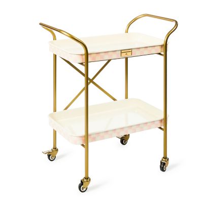 Rosy Check 2-Tier Kitchen Cart mackenzie-childs Panama 0