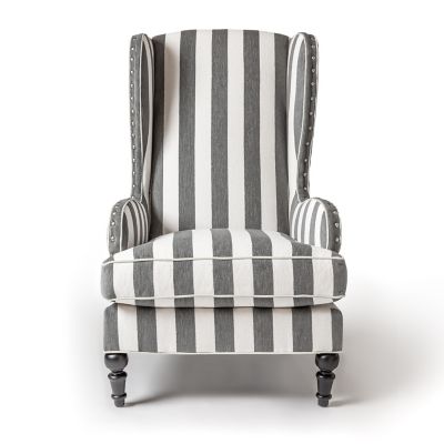 Grey discount chenille armchair