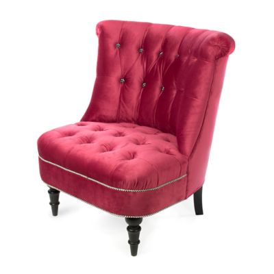 MacKenzie-Childs | Farmhouse Accent Chair - Raspberry