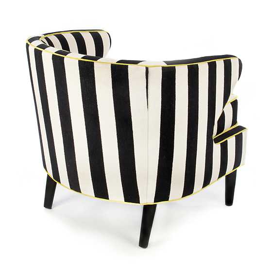 Marquee Accent Chair - Chenille Stripe image six