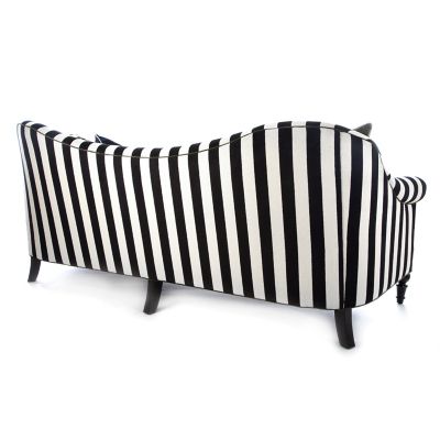 Marquee Sofa - Chenille Black Stripe II image three