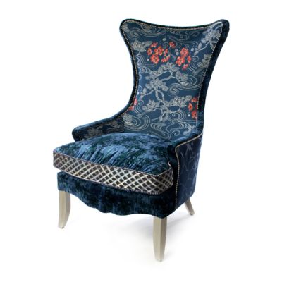 Bluetopia Wing Chair mackenzie-childs Panama 0