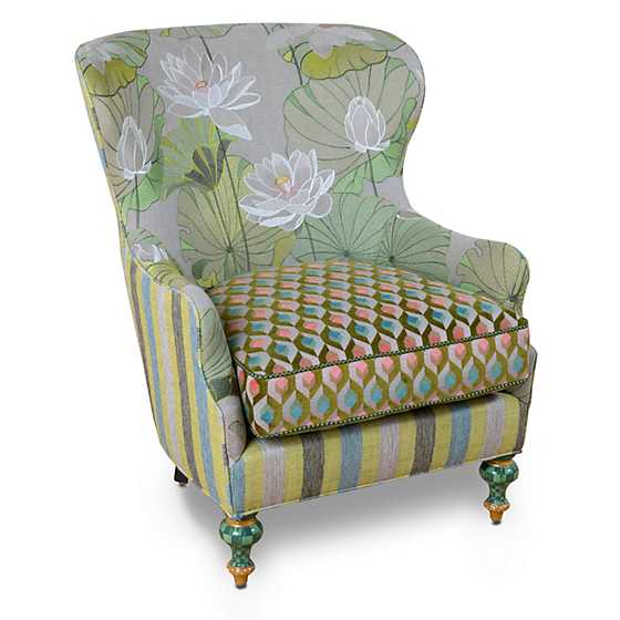 Lily Pond Wing Chair image four