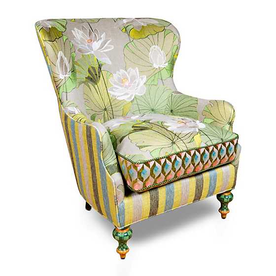 Lily Pond Wing Chair image one