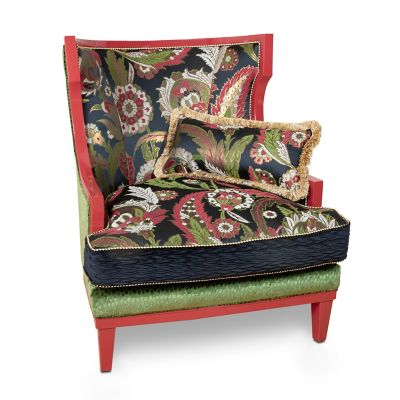 Evenfall Wing Chair mackenzie-childs Panama 0