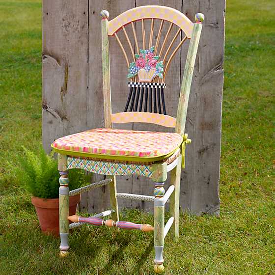 Light Flower Basket Side Chair image seven