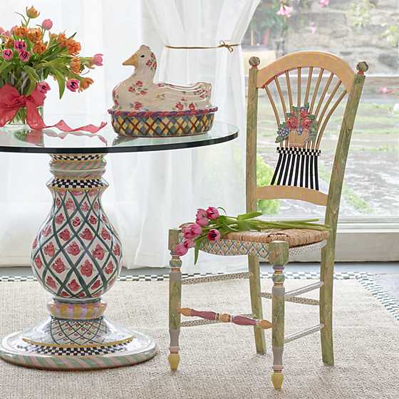 Light Flower Basket Side Chair image eight
